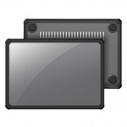 DuxDucis-Laptoptas-HoesgeschiktvoorMacbookAir1332018-2020-LaptopSleeve-LaptopTas-Warmteventilatie-360Bescherming-Lichtgewicht-Roze