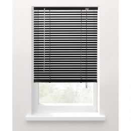LeenBakker-FenstrJaloezie25MmMat-180x180Cm-Aluminium-Zwart