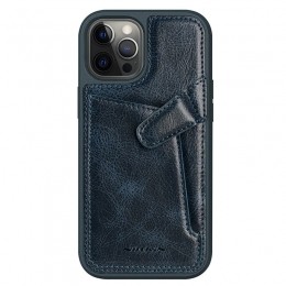 Nillkin-iPhone12ProMaxHoesje-AogeLeatherCaseSerie-BookCase-Blauw