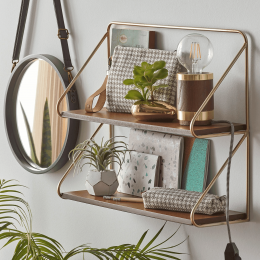 KaveHomeWandplankCatrina51cm-Goud