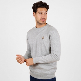 HerenTruiFelland-MiddenGrijsMelange