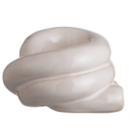 15korting-LeenBakker-WaxinelichthouderFleurie-Off-white-73x105x125Cm-Stoneware-Wit-105x73x125Cm