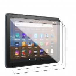 Case2go-TabletScreenprotectorgeschiktvoorAmazonFireHD82022-TemperedGlass-CaseFriendly-Transparant