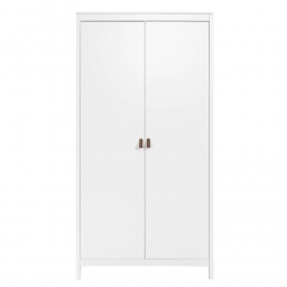 25korting-LeenBakker-KledingkastMadeira2-deurs-199x102x58Cm-Spaanplaat-Wit-584x1021x199Cm