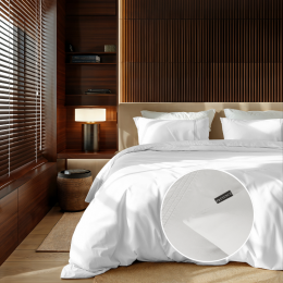 Sale-30DekbedovertrekEgyptischKatoen-Uni-Wit-Lits-Jumeaux240x240Cm-WitEgyptischKatoenKatoen-HotelLuxe-Presence-Dekbed-Discounternl