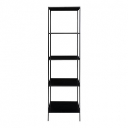 GigaMeubelWandkastMetaalZwart-Melamine-36x51x170cm-KastVita