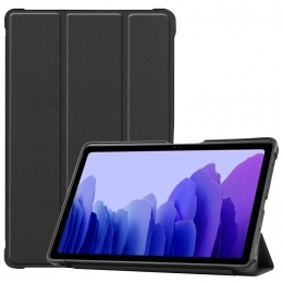 SamsungGalaxyTabA72020Hoes-BookCasemetTPUcover-Zwart