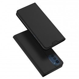 TelefoonhoesjegeschiktvoorMotorolaMotoE32-DuxDucisSkinProBookcase-Zwart