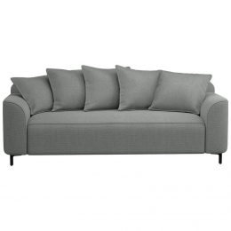 20korting-LeenBakker-BankElsa3-zits-Eden-Stof-Grijs-99x228x84Cm