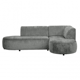 20korting-LeenBakker-HoekbankLunaRechts-Cremona-Stof-Grijs-170x260x80Cm