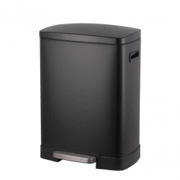 25korting-LeenBakker-PedaalemmerDuoPaco--2515Liter-645Cm-Metaal-Zwart-475x645x39Cm