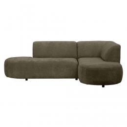 20korting-LeenBakker-HoekbankLunaRechts-Rebel-Stof-Groen-170x260x80Cm