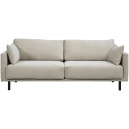 20korting-LeenBakker-BankSiem3-zits-RibFjord-Stof-Beige-94x208x83Cm