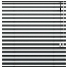 25korting-LeenBakker-FenstrJaloezie25mmStandaardLak-Antraciet20715-Aluminium-Grijs-120x10x10Cm