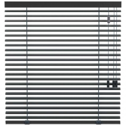25korting-LeenBakker-FenstrJaloezie50mmStandaardLak-Antraciet20717-Aluminium-Grijs-120x10x10Cm