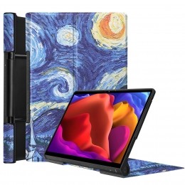 TabletHoesgeschiktvoorLenovoYogaTab132021-Tri-FoldBookCase-Sterrenhemel