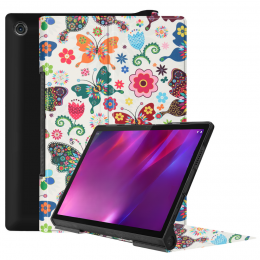 TabletHoesgeschiktvoorLenovoYogaTab112021-Tri-FoldBookCase-Vlinders