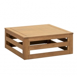 LeenBakker-LoungebankElementClermont-Tafelhocker-30x72x72Cm-Hout-Bruin