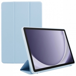 Hoozey-TablethoesgeschiktvoorSamsungGalaxyTabA92023-87Inch-HoneycombTri-foldhoesmetAutoWakefunctie-Siliconen-BabyBlauw