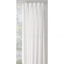 40korting-LeenBakker-GordijnstofLunoraLichtdoorlatend-PolyesterGerecycledKunststof-Wit-H300Cm
