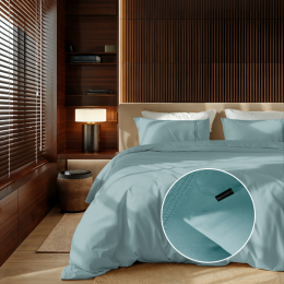 DekbedovertrekEgyptischKatoen-Uni-Jade-Lits-Jumeaux240x240Cm-GroenEgyptischKatoenKatoen-HotelLuxe-Presence-Dekbed-Discounternl