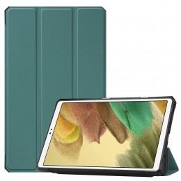 SamsungGalaxyTabA7LiteHoes-87inch-TPUTri-FoldBookCase-DonkerGroen