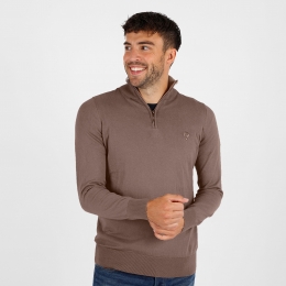 HerenTruiKralingenTaupeMelange