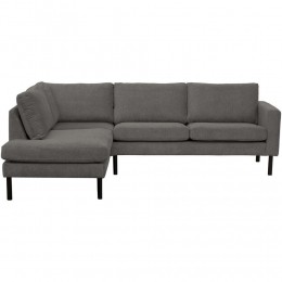 25korting-LeenBakker-HoekbankCollinLinks-Antraciet-Stof-Grijs-195x247x81Cm