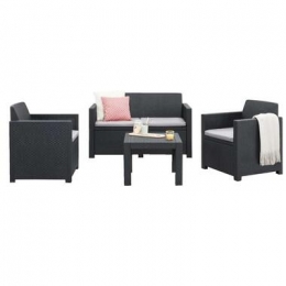 AllibertloungesetMessina-grijs-4-deliginclusiefkussens