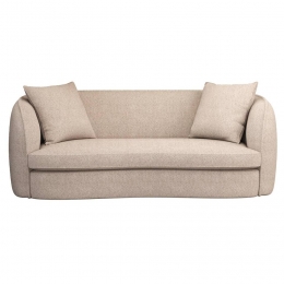 25korting-LeenBakker-BankEnzio35-zits-Wales-Stof-Taupe-97x215x75Cm