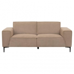 20korting-LeenBakker-BankRomy-2-zits-Curio-Stof-Beige-90x195x78Cm