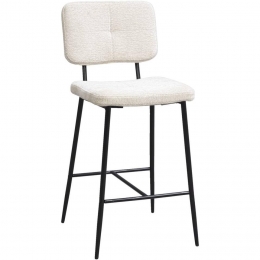 40korting-LeenBakker-BarkrukLars-StofStaal-Crme-57x42x101Cm