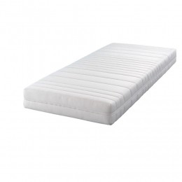25korting-LeenBakker-MatrasAmyKoudschuim-90x200x16Cm-Polyester-Wit