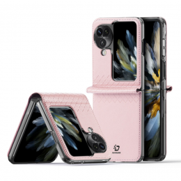 DuxDucis-TelefoonHoesjegeschiktvoordeOppoFindN3Flip-BrilSeries-Roze