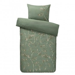 LeenBakker-DekbedovertrekMuriel-140x200220Cm-Katoen-Groen