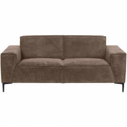 20korting-LeenBakker-BankRomy3-zits-Egon-Stof-Taupe-90x220x78Cm