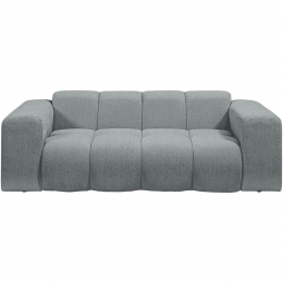 20korting-LeenBakker-BankBeau2-zits-Raven-Stof-Grijs-94x210x74Cm