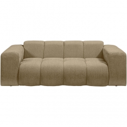 20korting-LeenBakker-BankBeau2-zits-Raven-Stof-Taupe-94x210x74Cm