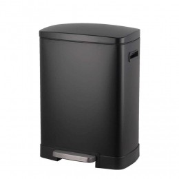 25korting-LeenBakker-PedaalemmerDuoPaco--2515Liter-645Cm-Metaal-Zwart-475x645x39Cm