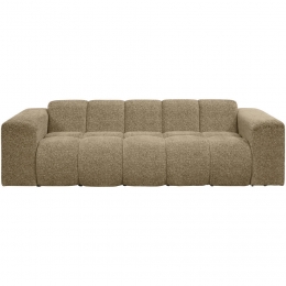 20korting-LeenBakker-BankBeau3-zits-Raven-Stof-Taupe-94x247x70Cm