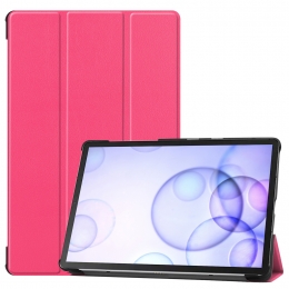 SamsungGalaxyTabS6hoes-Tri-FoldBookCase-Magenta