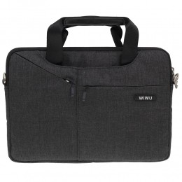 WIWU-12inchLaptoptasCityCommuterBag-Zwart