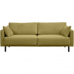 20korting-LeenBakker-BankSiem3-zits-Egon-Stof-Groen-94x208x83Cm
