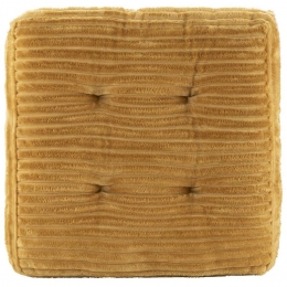 OpOpLeenBakker-MatraskussenCara-Oker-45x45x8Cm-Polyester-Oranje