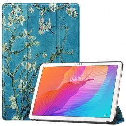 HuaweiMatePadT10S101InchHoes-Tri-FoldBookCase-WitteBloesem