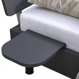 OpOpLeenBakker-BedplankjeNova-Grafietkleur-2Stuks-Spaanplaat-GrijsZwart-298x30x22Cm