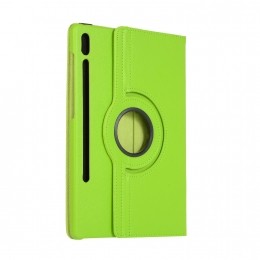 SamsungGalaxyTabS7Plus2020Hoes-DraaibareBookCaseCover-124Inch-Groen