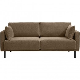 25korting-LeenBakker-BankSiem25-zits-Egon-Stof-Bruin-94x193x83Cm