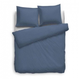 HeckettLanedekbedovertrekPuntini-staalblauw-240x220cm