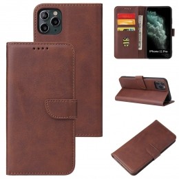 Case2go-HoesjegeschiktvooriPhone11ProMax-WalletBookCase-Ruimtevoor3pasjes-DonkerBruin